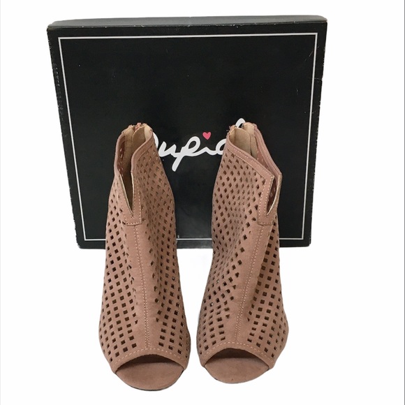 Qupid Shoes - NWT Qupid Chester Mauve Heels Size 5.5 Women’s
